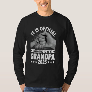 Retro Jag Kommer Att Bli Farfar 2025 Knuff Tummar T Shirt