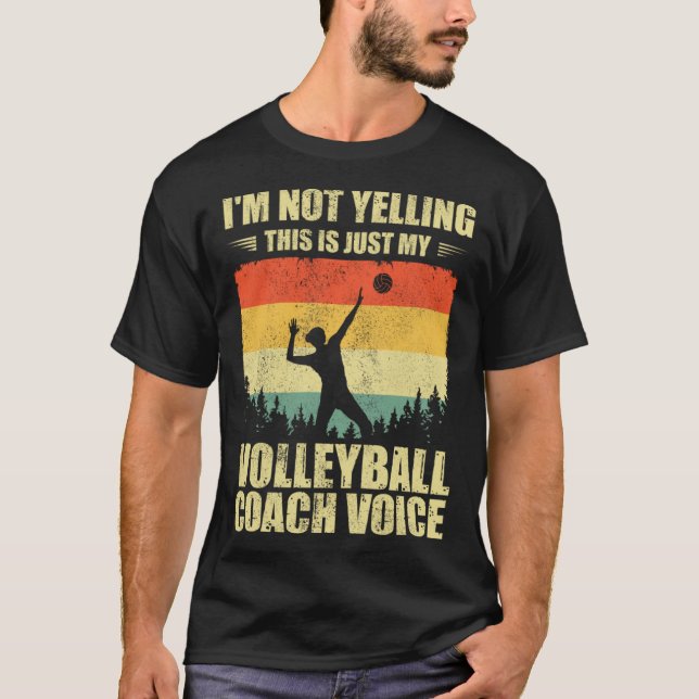 Retro, jag säger inte att det här är min volleybal t shirt (Framsida)