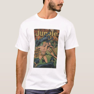 Retro Jaguar Tecknad Bokar - Tarzan - Jungle Boy T Shirt