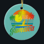 Retro Jamaica Summer Beach Vacation För manar Wome Julgransprydnad Keramik<br><div class="desc">Retro Jamaica Summer Beach Vacation För manar Women Family Gift. Perfekt-gåva till pappa,  mamma,  pappa,  manar,  kvinnor,  vänner och familjemedlemmar på Thanksgiving Dag,  juldag,  Mors dag,  Fars dag,  4 juli,  1776 Oberoende dag,  veterandagen,  Halloween D,  Patrick's Day</div>