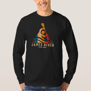 Retro James River Kayaking T Shirt