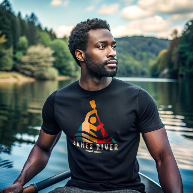 Retro James River Kayaking T Shirt (Skapare uppladdad)