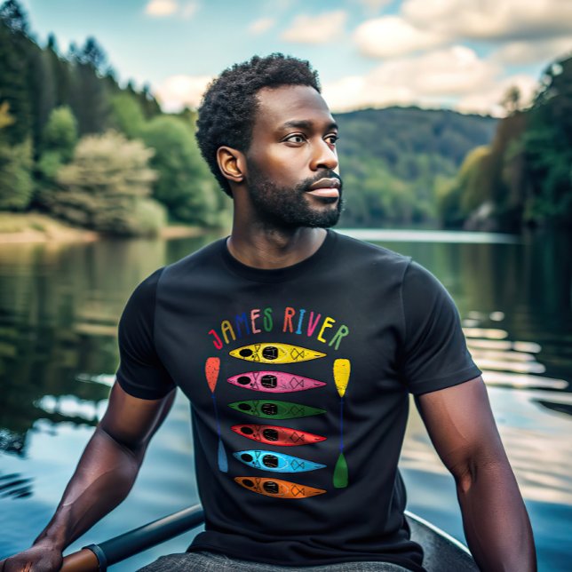Retro James River Kayaking T-Shirt (Skapare uppladdad)