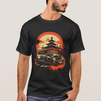 Retro Japansk gatuTävla - Retro JDM-drivning T Shirt