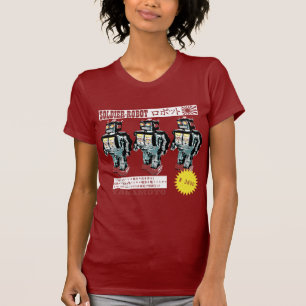 Retro japansk leksakrobotannonsering tröja