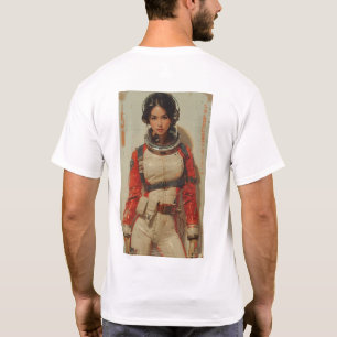 Retro Japansk Sci-fi Magazine Cover T-Shirt