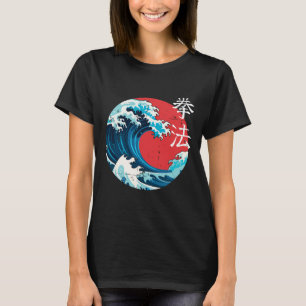 Retro Japansk Wave Kenpo Karate Martial Arts Self T Shirt