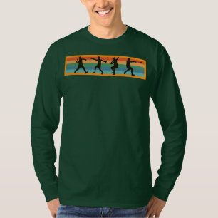 Retro Javelin Discus Shot put Hammer Track och T Shirt