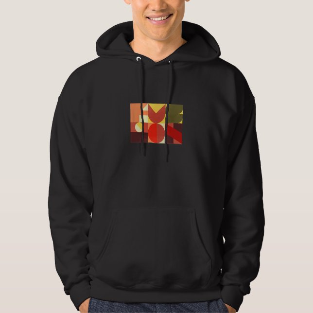 Retro Jazz fusion 90-talets Jazz Hoodie (Framsida)