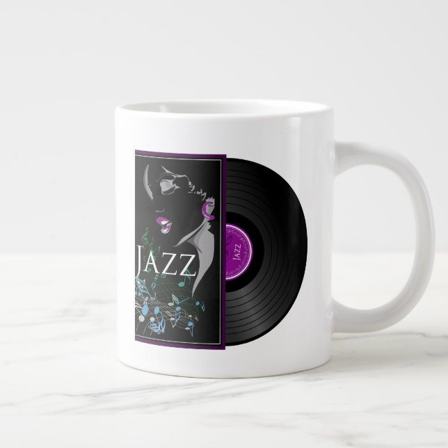 Retro Jazz Jumbo Mugg (Höger)