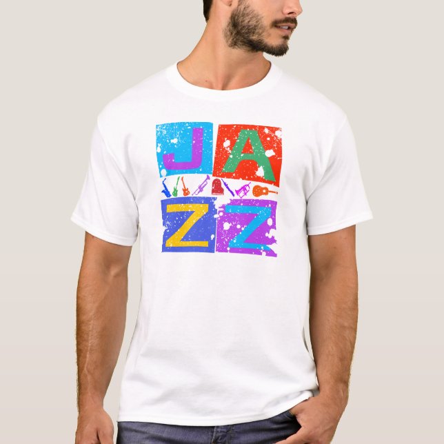 RETRO JAZZ T-SHIRT (Framsida)