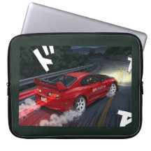 Retro JDM MK4 Supra Drift Anime Stil Bärbar Dator