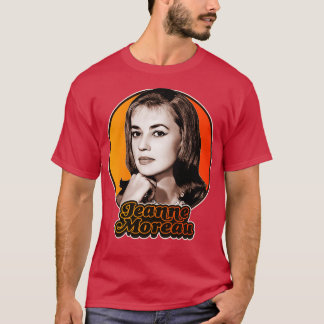 Retro Jeanne Moreau Tribute T Shirt