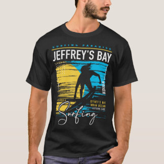 Retro Jeffreys Bay South Afrika Surfing Surfers Pa T Shirt