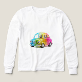 Retro Jelly Car – Färgglad Genomskinlig Leksbils K T Shirt