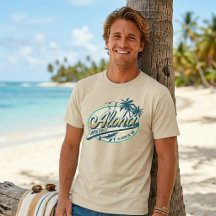 Retro "Jesus älskar dig" hawaiiansk t-shirt