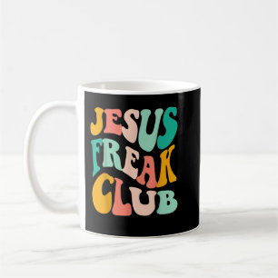 Retro Jesus-Freak Klubb Bible Verse Jesus-Älskare Kaffemugg
