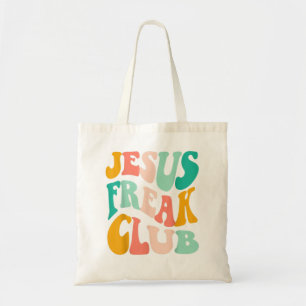 Retro Jesus-Freak Klubb Bible Verse Jesus-Älskare Tygkasse
