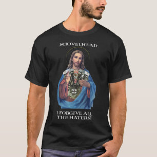 Retro Jesus Shovelhead, jag förlåter alla hatare B T Shirt