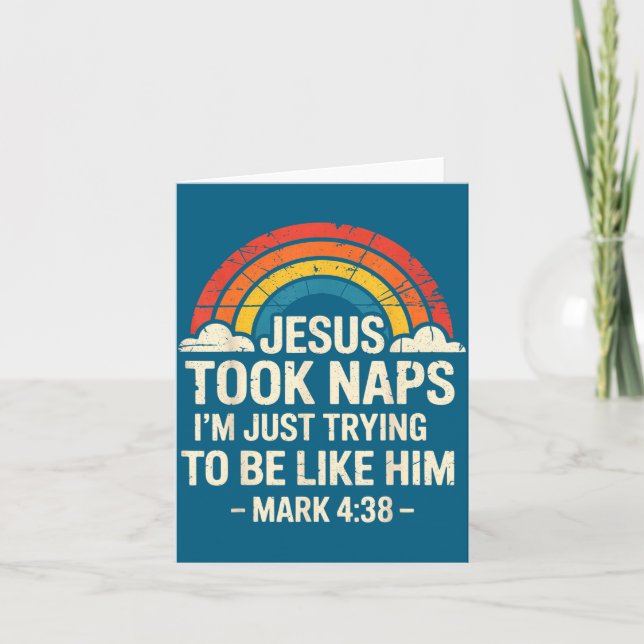 Retro Jesus tog tupplur Mark Kort (Framsida)