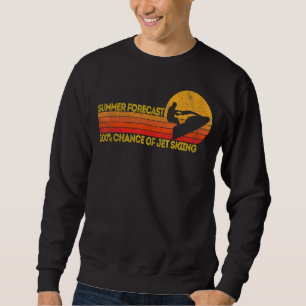 Retro Jet Ski 100 Förändring av Jetskiing Jet Skie Lång Ärmad Tröja