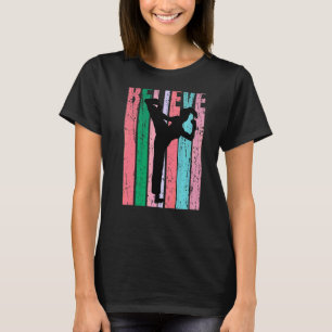 Retro Jiu Jitsu Womens Karate Judo Girls Coach Com T Shirt