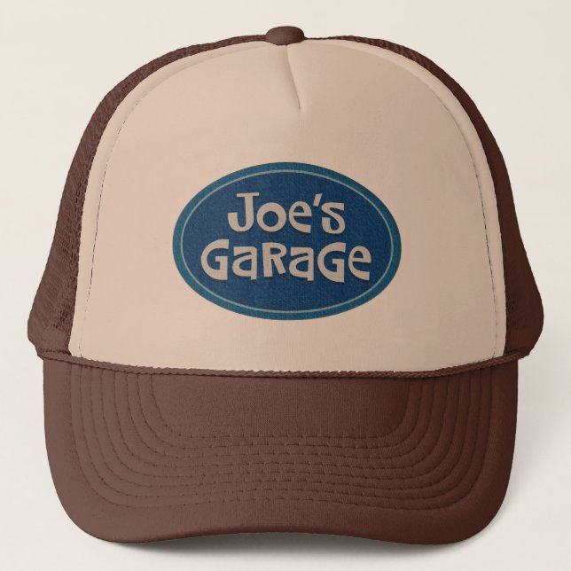 Retro "Joe's Garage"-Logotyp Keps (Framsida)