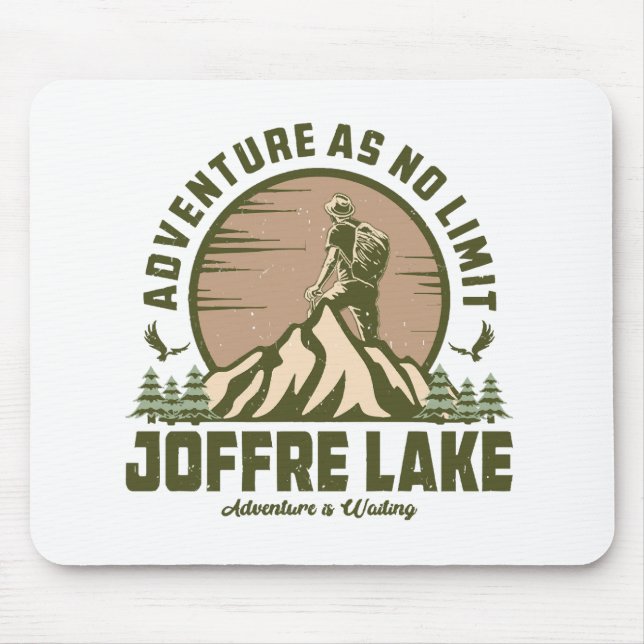 Retro Joffre Lakesvandringen Musmatta (Framsidan)