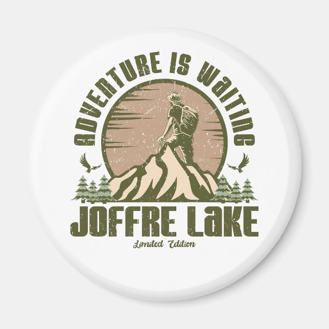 Retro Joffre Sjö Hike Magnet (Framsidan)