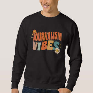 Retro Journalistik Känsla Lärare Kvinnor Barn Lång Ärmad Tröja