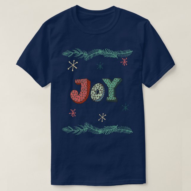 Retro Joy Helgdag Design T Shirt (Design framsida)