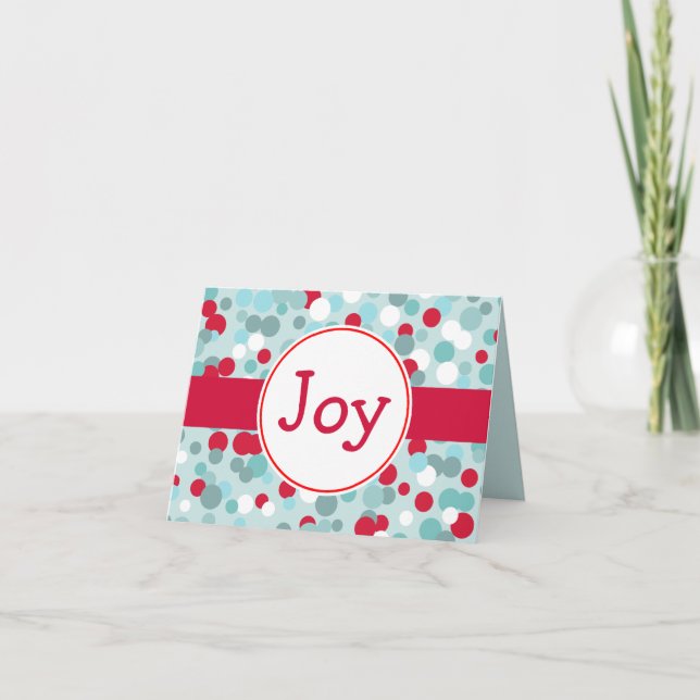 Retro Joy-julkort Helgkort (Framsida)