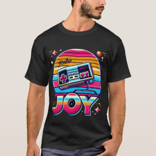 Retro Joy T-Shirt - Vintage Färg Burst