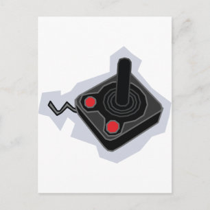 Retro Joystick - Spelspeldator för videospel Vykort