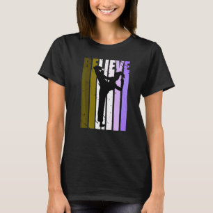 Retro Judo Girls Womens Karate Judo Birthday Compe T Shirt