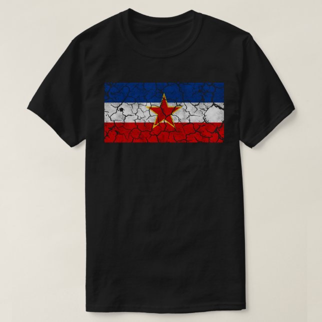 Retro Jugoslavien T Shirt (Design framsida)