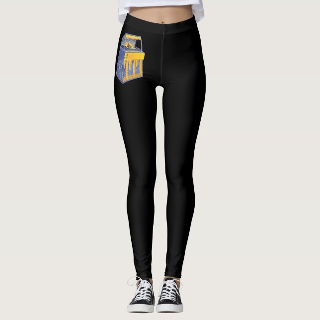 Retro Jukebox Leggings (Framsida)