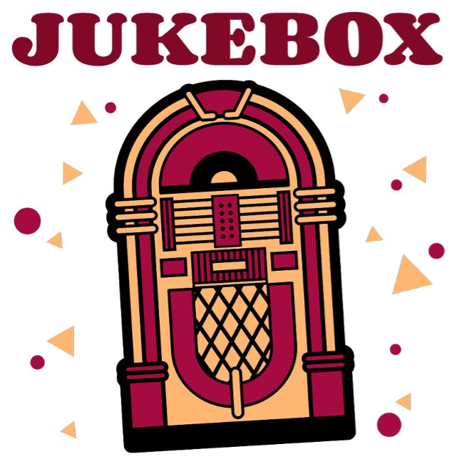 Retro Jukebox Ljud T-Shirt (Skapare uppladdad)