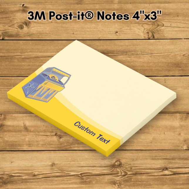 Retro Jukebox Post-it Block (Skapare uppladdad)