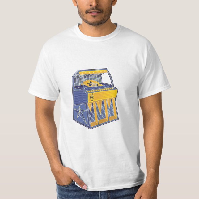 Retro Jukebox Tee Shirt (Framsida)