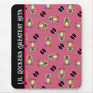 Retro Jukebox Vinyl Records Music Rosa Personalize Musmatta