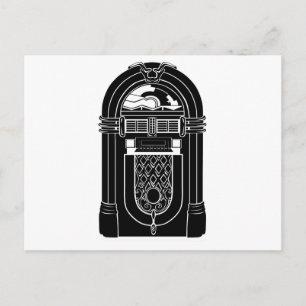 Retro Jukebox Vykort