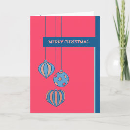 Retro jul-Bollar-kort Helgkort