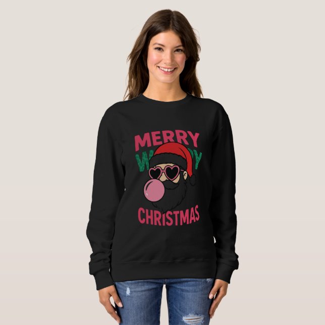 Retro jul bubbelpop t shirt (Hel framsida)