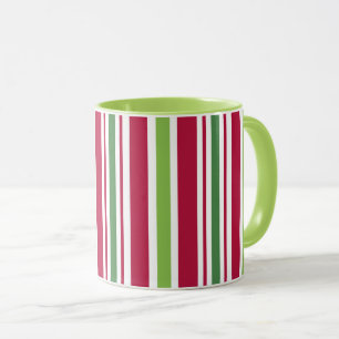 Retro jul Candy Rand Coffee Mugg Gift