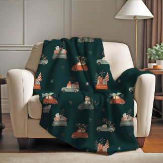 Retro-jul Fleecefilt