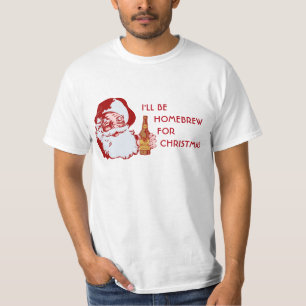 Retro jul för brygd för jultomtenölhem tee