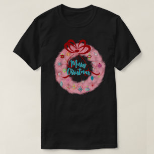 Retro-jul för utandning t shirt