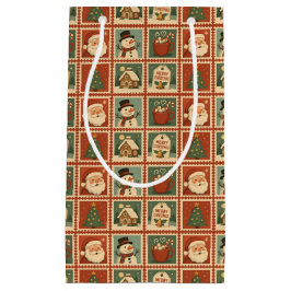 Retro jul Frimärke Collage