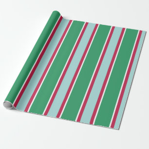 Retro jul helg grön röd presentpapper